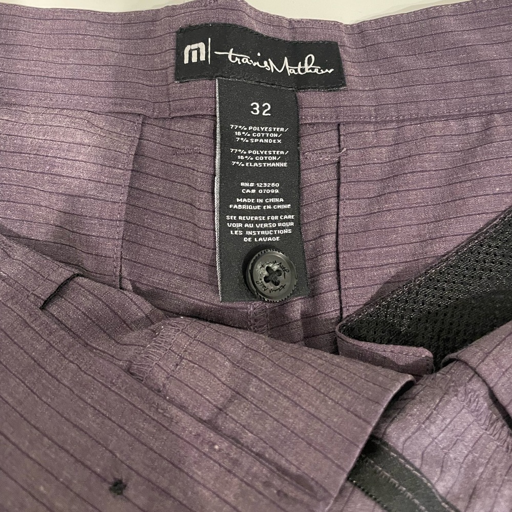 Travis Mathew, men’s maroon golf shorts. - Picture 2 of 4